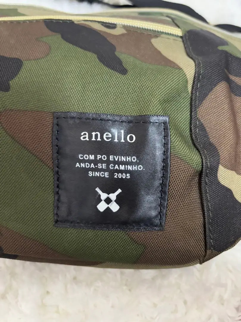 [anello] Bolso para el cuerpo Bolso de hombro Patrón de camuflaje Patrón de camuflaje Hermoso artículo