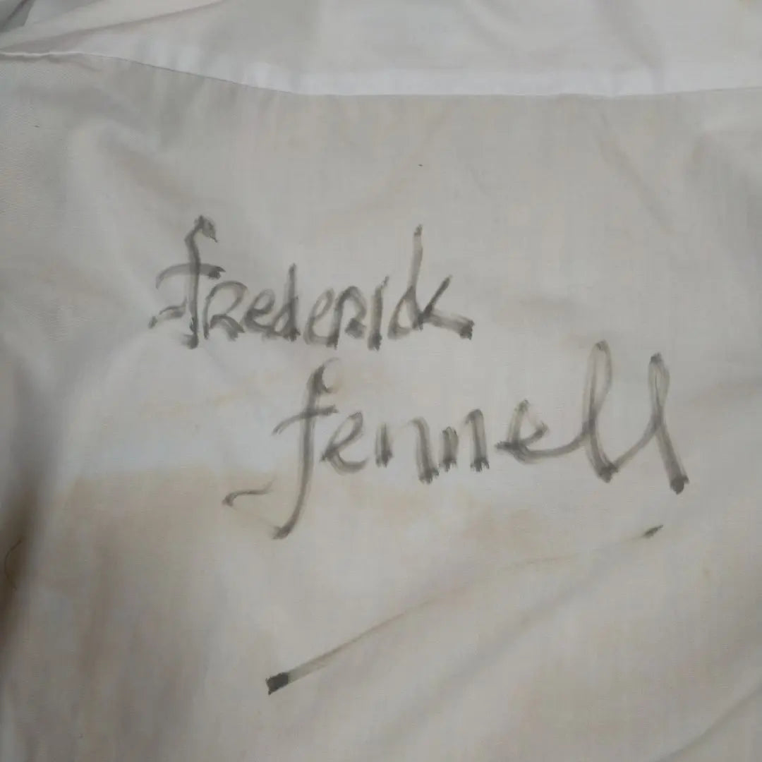 Handwritten signed shirt Frederic Fennel