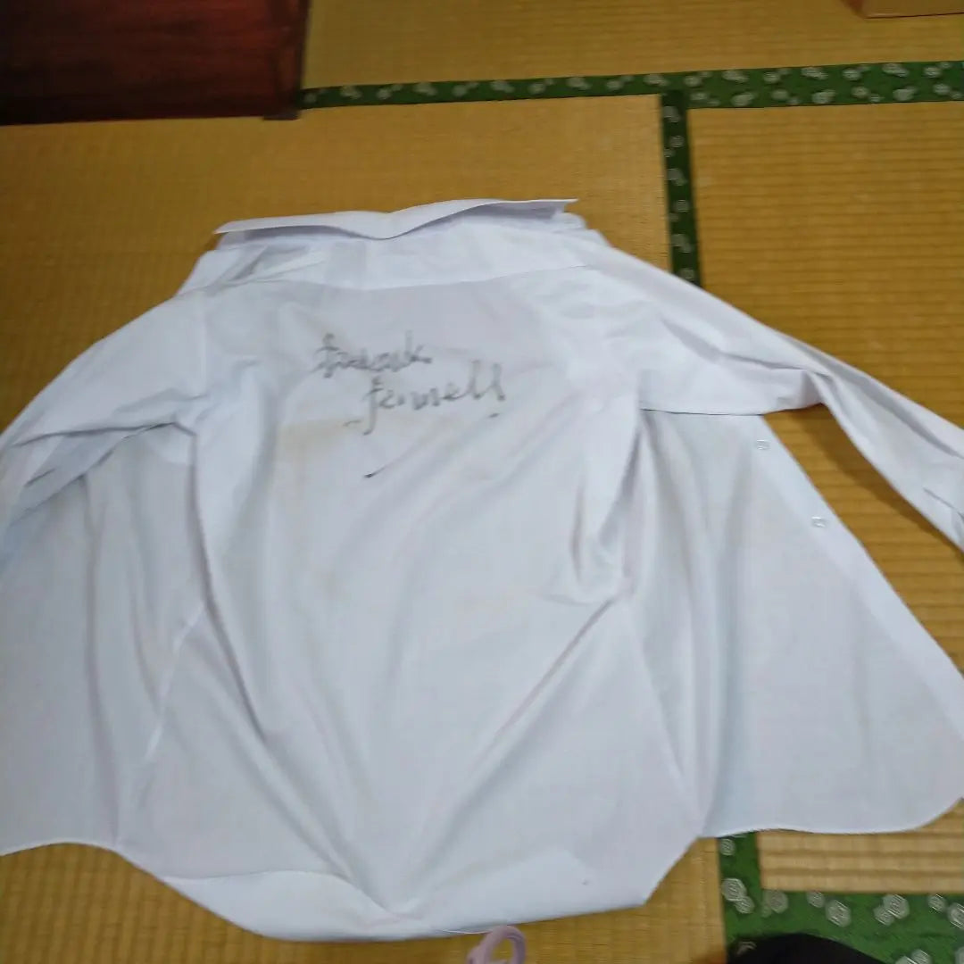 Handwritten signed shirt Frederic Fennel