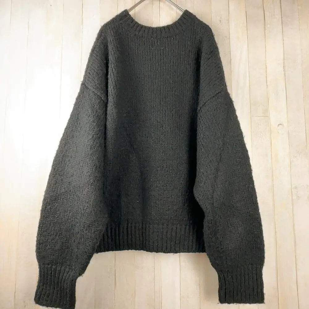 [Shipped 24 hours] Ungrid sweater thick black