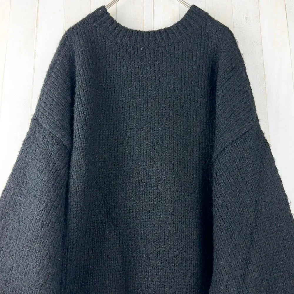 [Shipped 24 hours] Ungrid sweater thick black