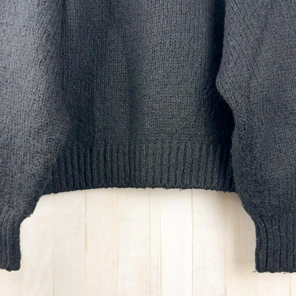 [Shipped 24 hours] Ungrid sweater thick black