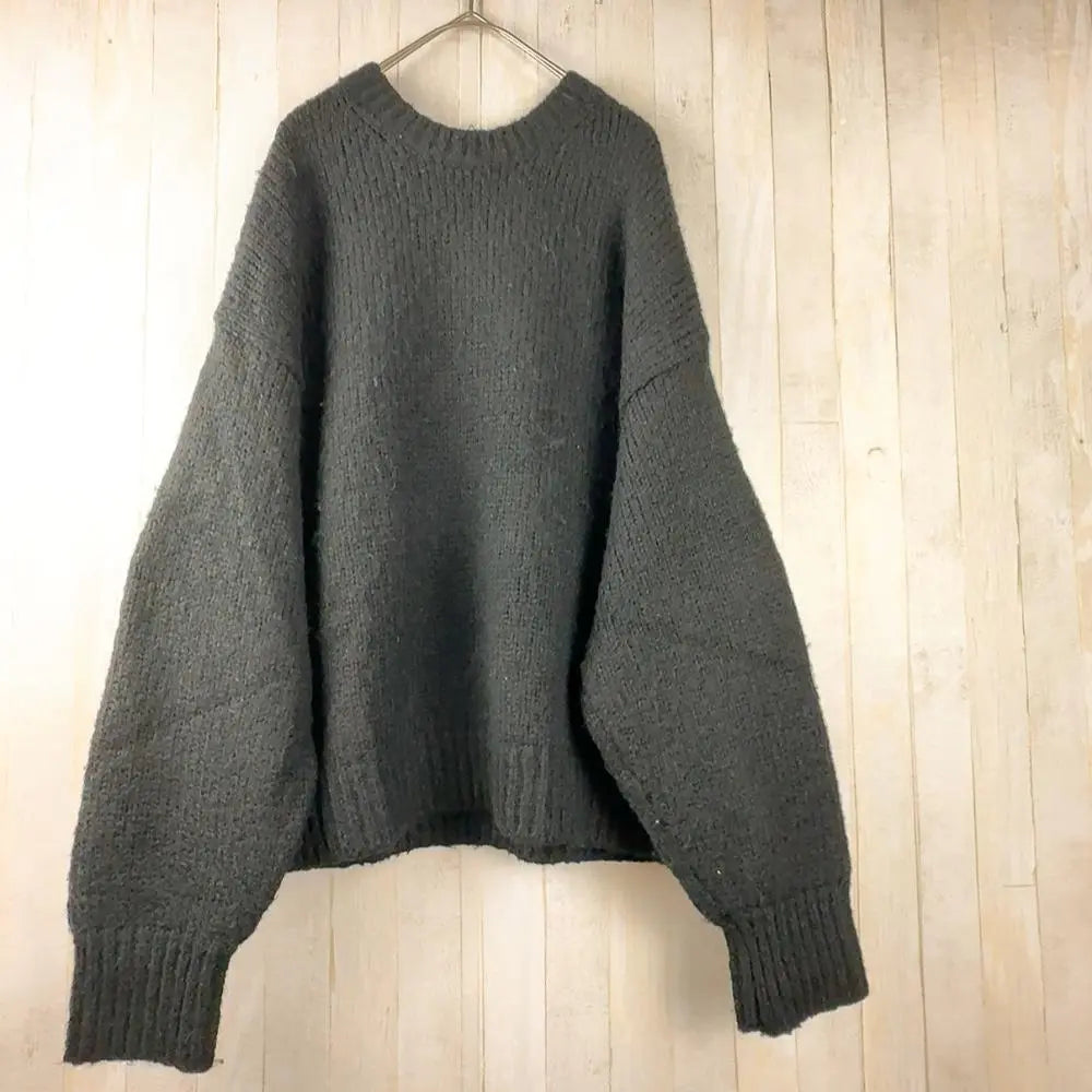 [Shipped 24 hours] Ungrid sweater thick black