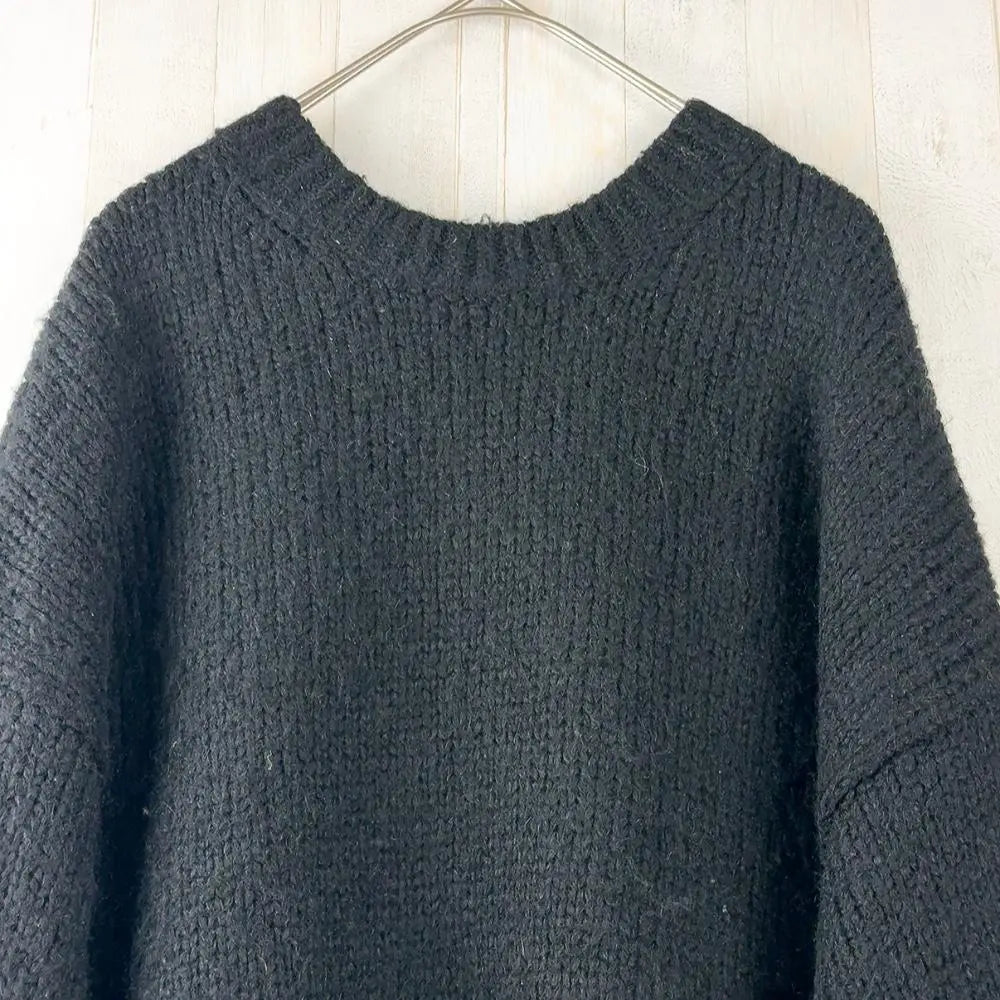 [Shipped 24 hours] Ungrid sweater thick black