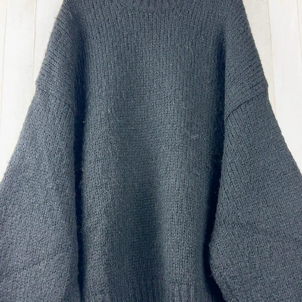 [Shipped 24 hours] Ungrid sweater thick black