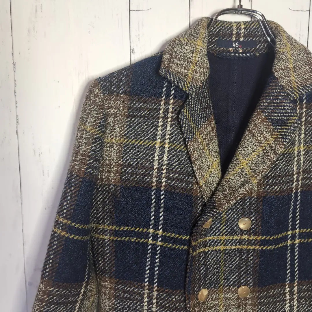 [Belleza] Chaqueta 45R Tweed Multicolor Talla 3 | 【美品】45r ツイード マルチカラージャケット サイズ３