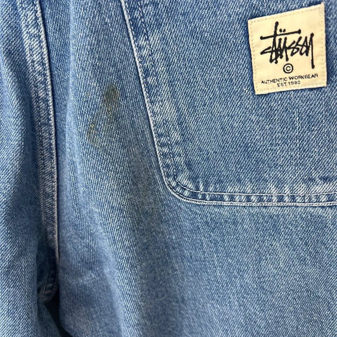 [Difícil de conseguir] Pantalones anchos de pintor con doble rodilla de STUSSY Street