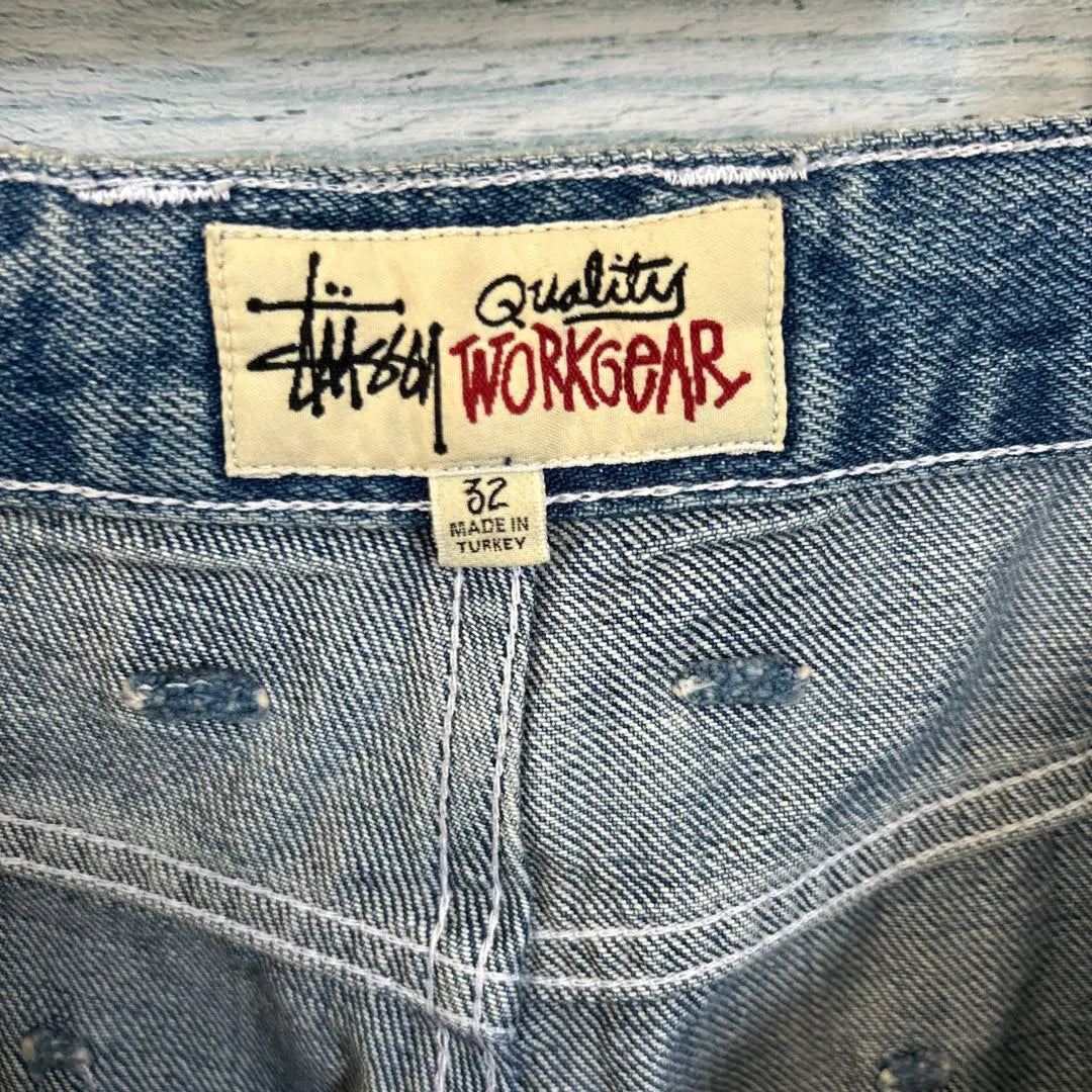 [Difícil de conseguir] Pantalones anchos de pintor con doble rodilla de STUSSY Street