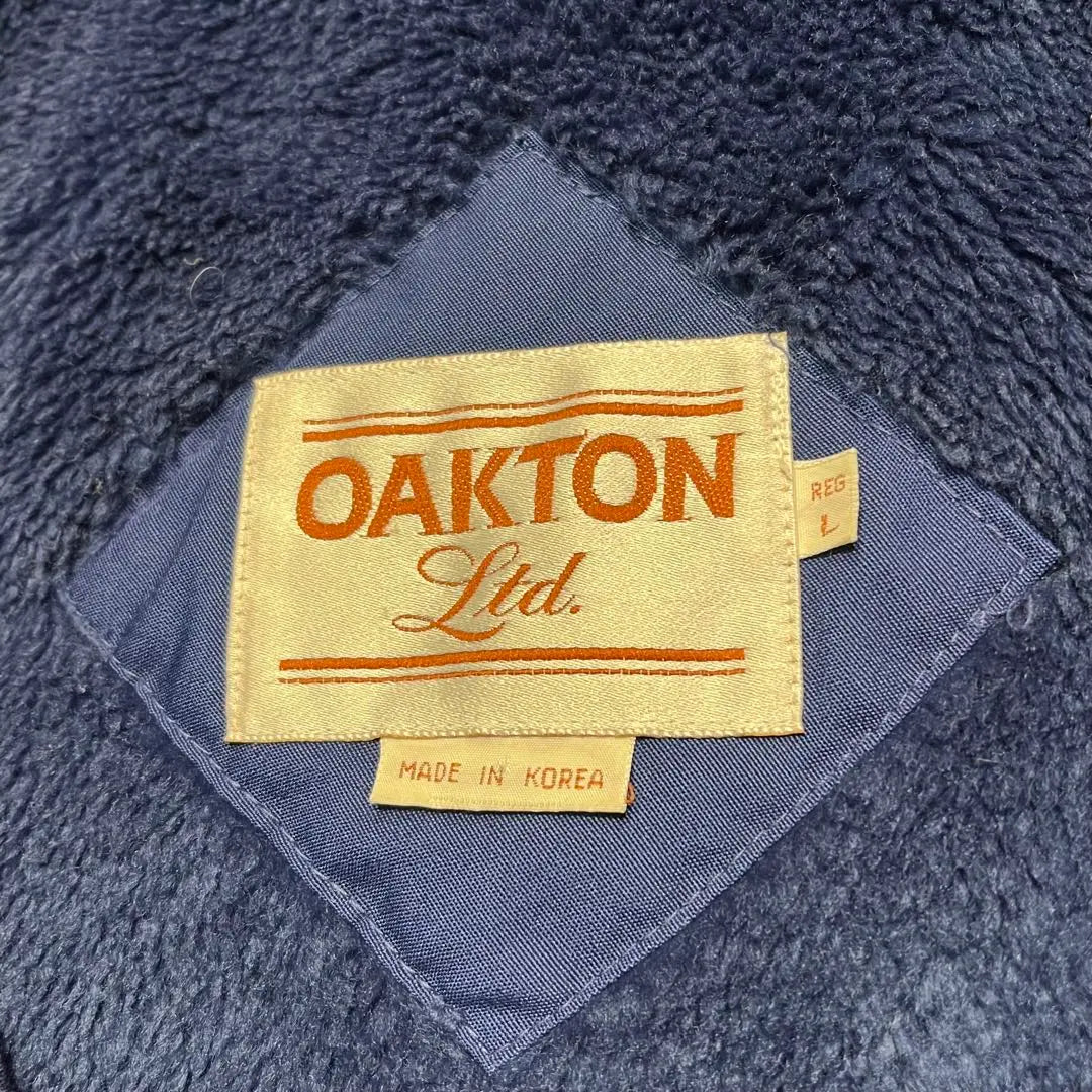 Chaqueta Pharaoh multiusos OAKTON de los años 70 y 80 con espalda descubierta en azul marino