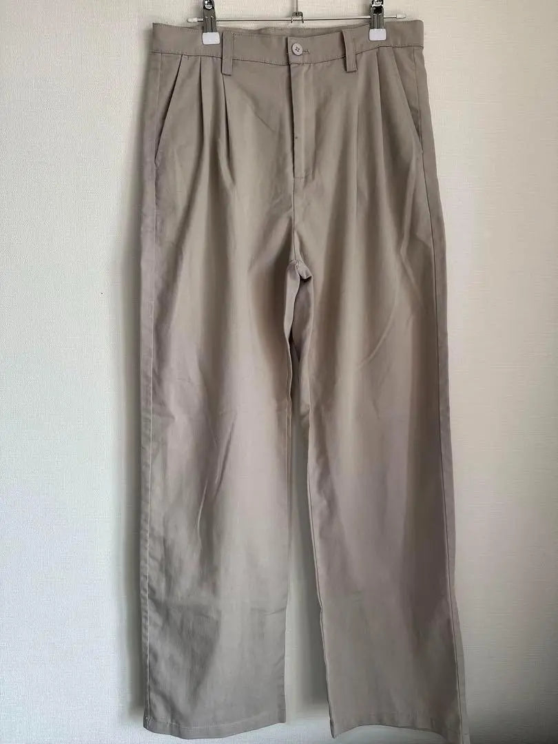 Kutir slacks pants chinos beige L plain casual