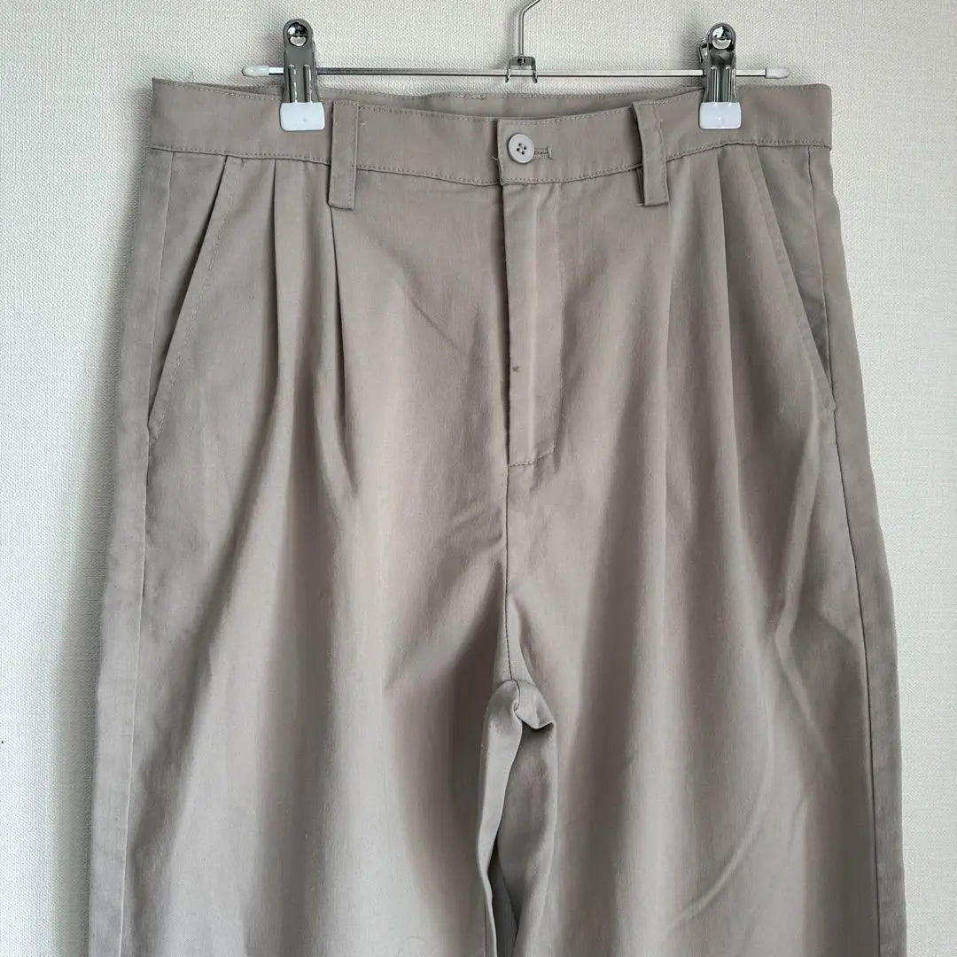 Kutir slacks pants chinos beige L plain casual