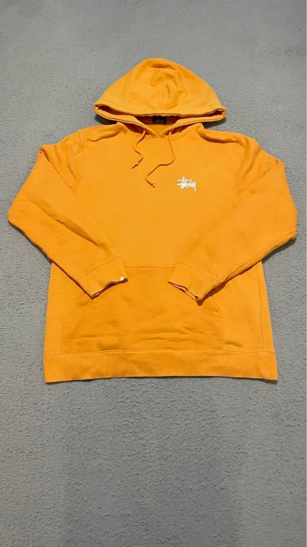 Stussy orange hoodie