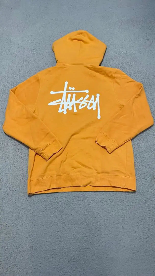 Stussy orange hoodie