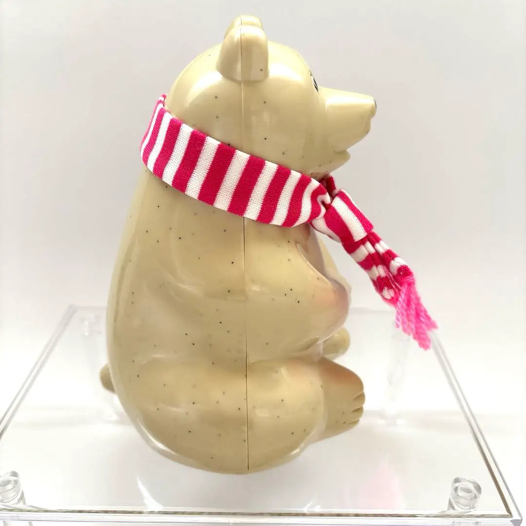 2024 White Bear Piggy Bank with Scarf Polar Bear Money BOX