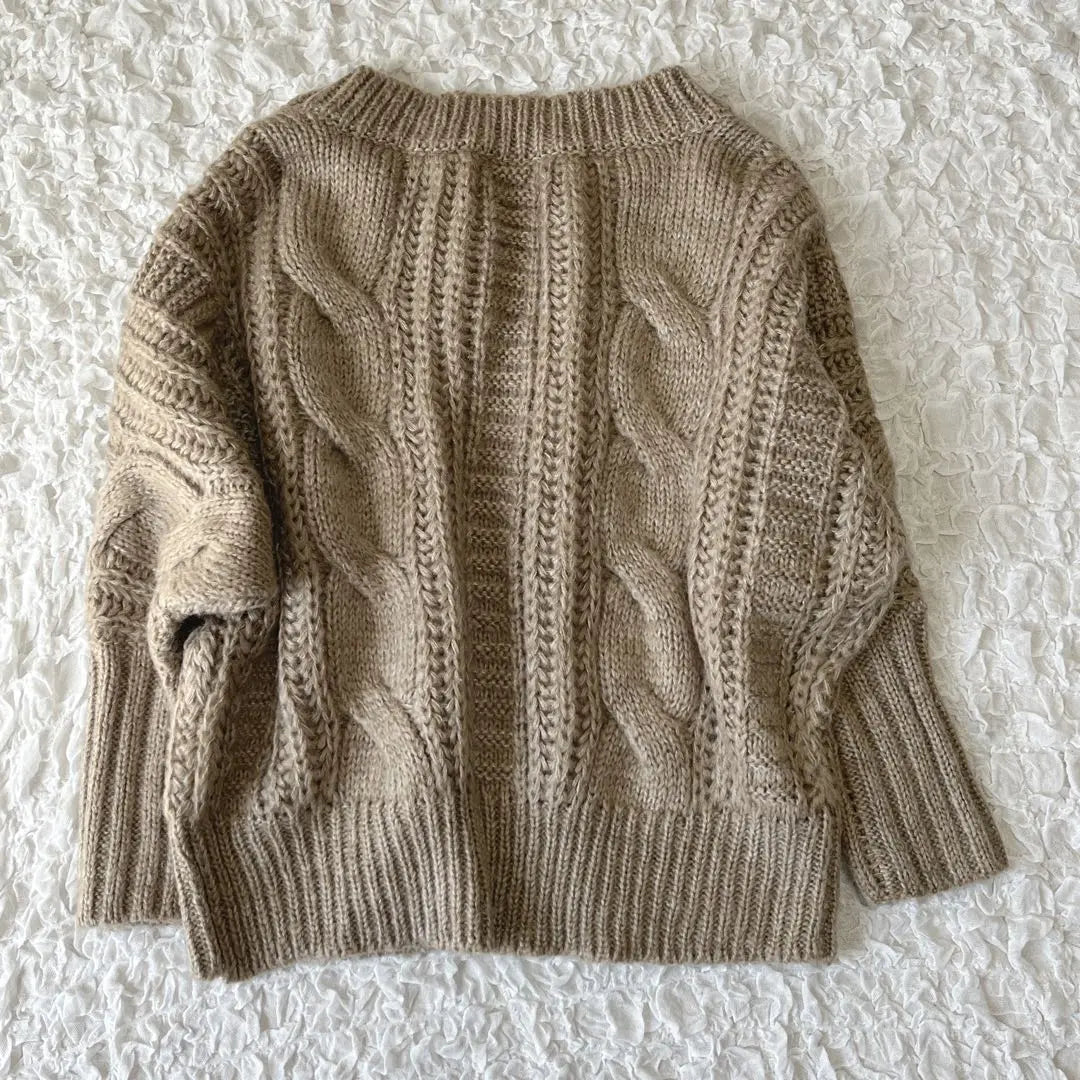 Good condition Grail Oversized Dolman Sleeve Cable Knit Sweater (F)