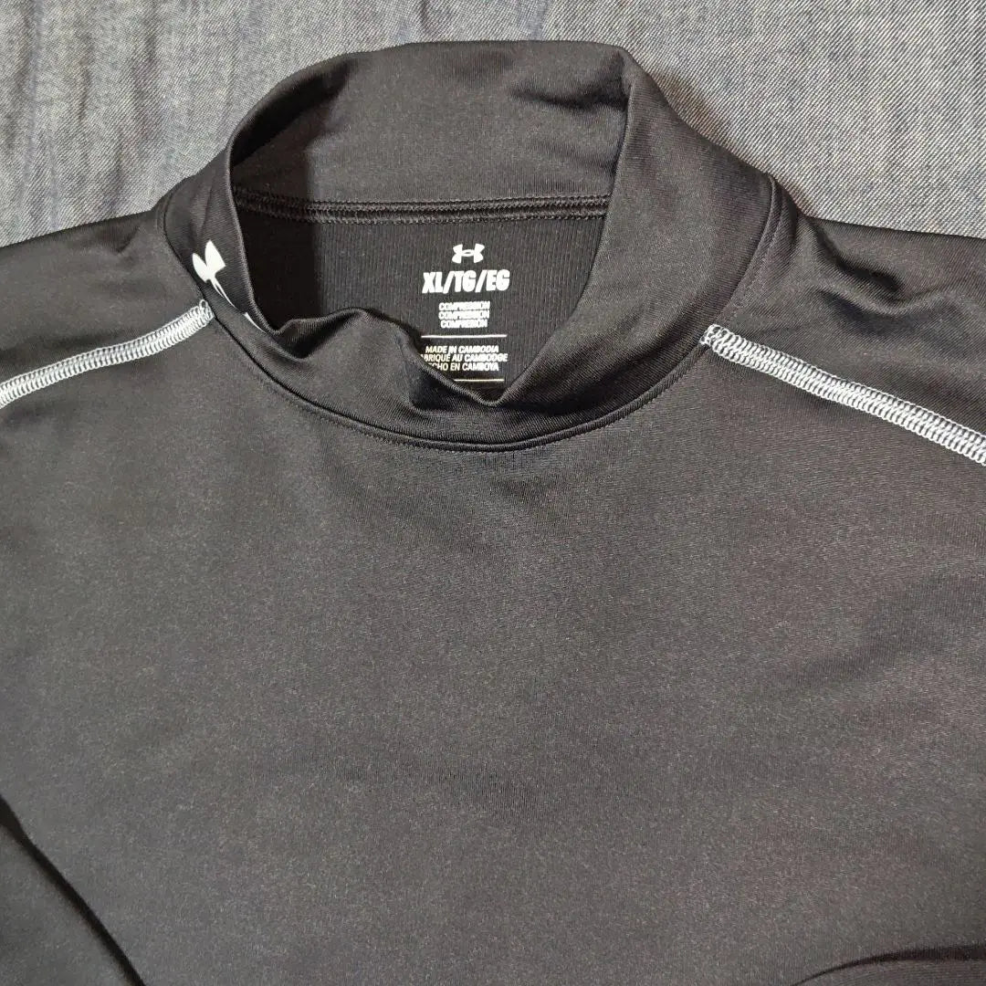 [Anonymous delivery] Under Armour MENS Inner Long Sleeve XL Black Used Item 1 piece