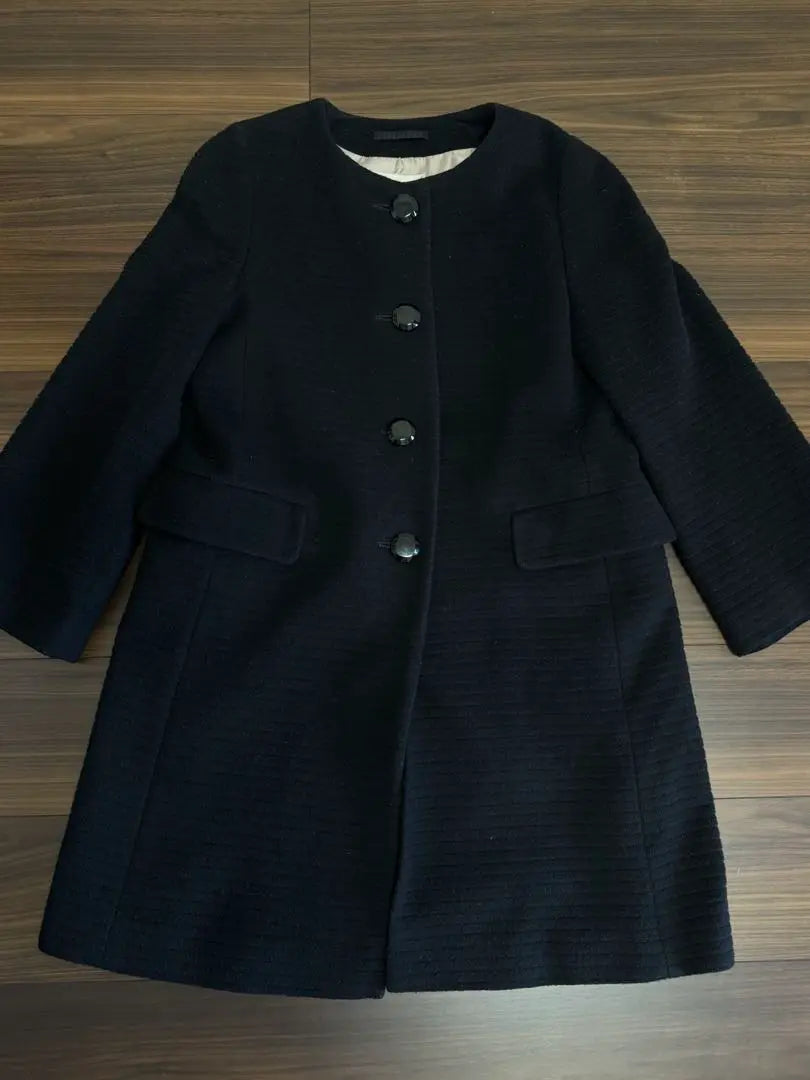 Lope Outerwear No Collar Mid-length Coat for Women