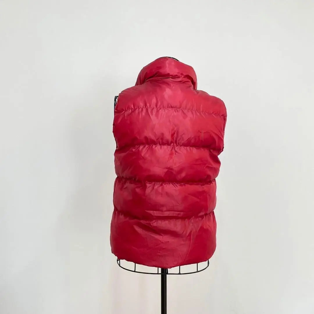 ⚫︎pink adobe padded vest jumper, red, flashy color, ladies