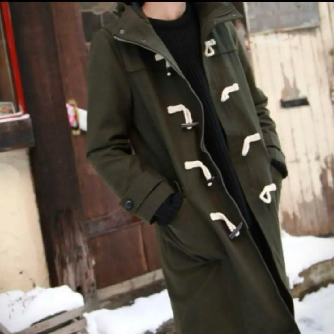 Long duffel coat