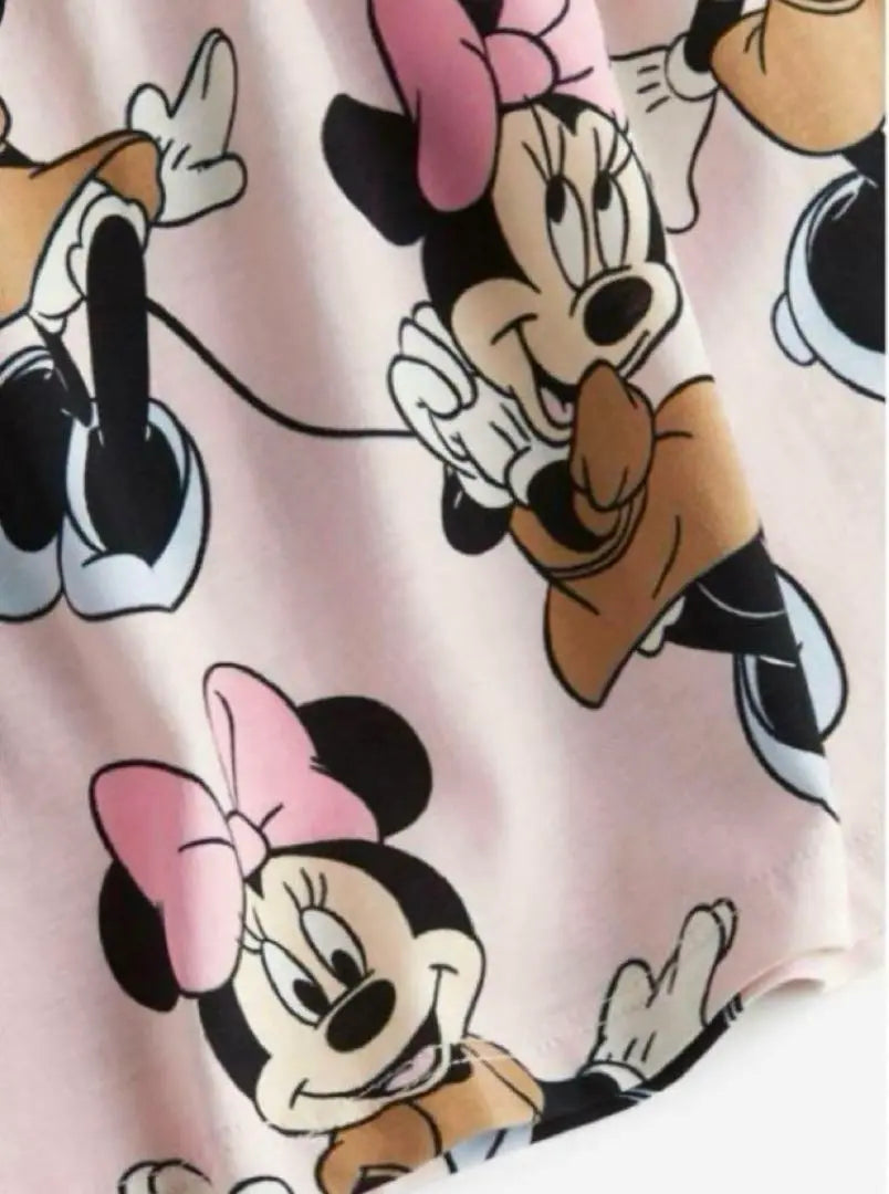 ☆ Nuevo ☆ H &amp; M Minnie Mouse One Piece Rosa claro ♡ 135/140 ③ | ☆新品☆H&amp;M ミニーマウスワンピース ライトピンク♡135/140 ③