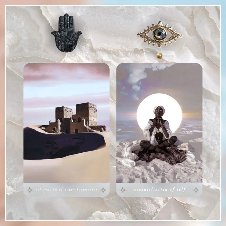 ✨Not available in Japan✨New release from popular creators! Oracle cards depicting endlessly beautiful deserts | ✨日本未入荷✨人気クリエイターの新作！果てしなく美しい砂漠を描いたオラクルカード