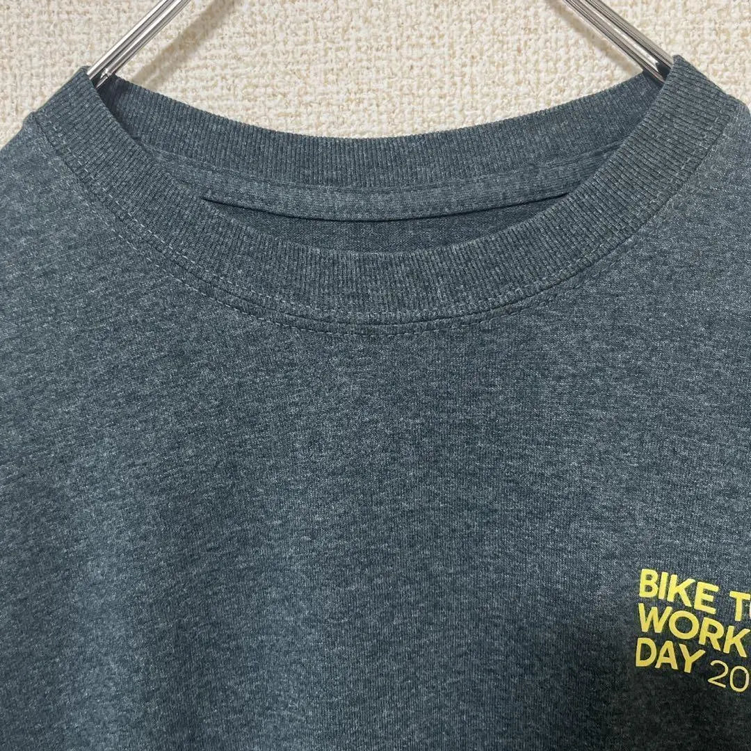 GILDAN Gildan Bike to Work Day Double -sided print T -shirt