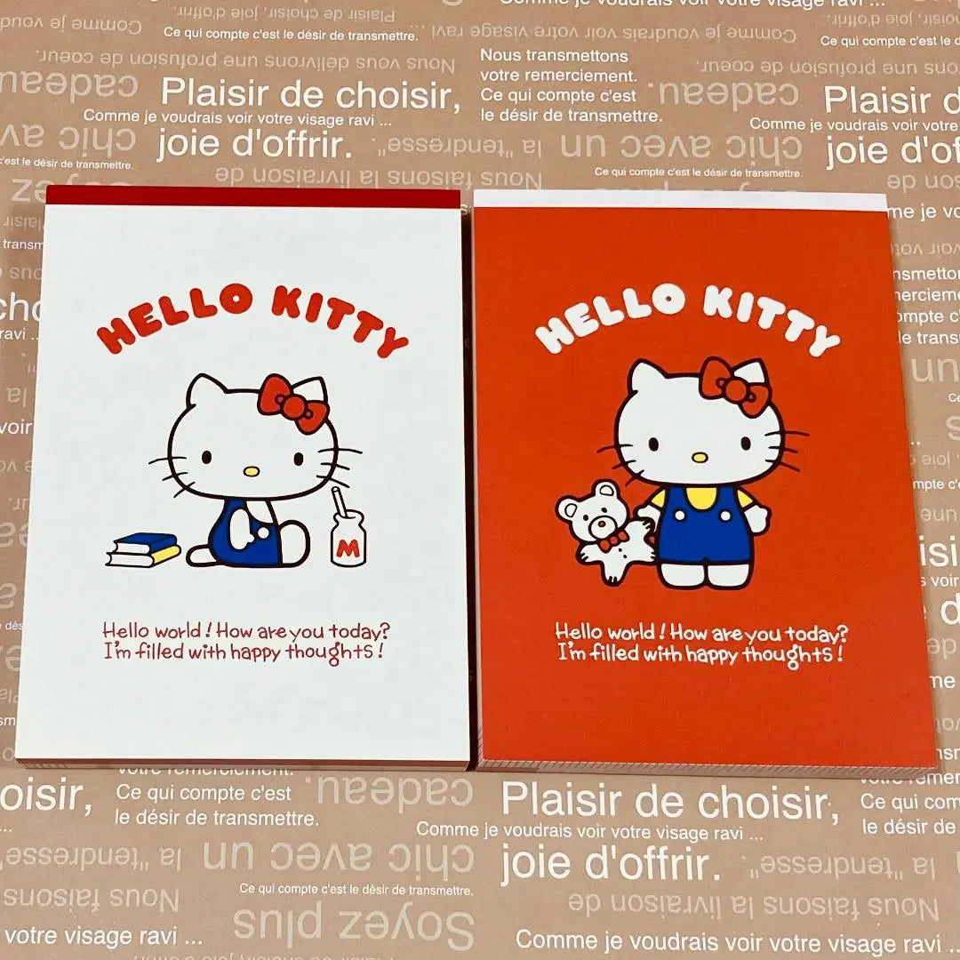 ★Hello Kitty★Kittyland Volumen Memo Set★Raro★K238 | ★ハローキティ★キティランド ボリュームメモ2種セット★レア★K238