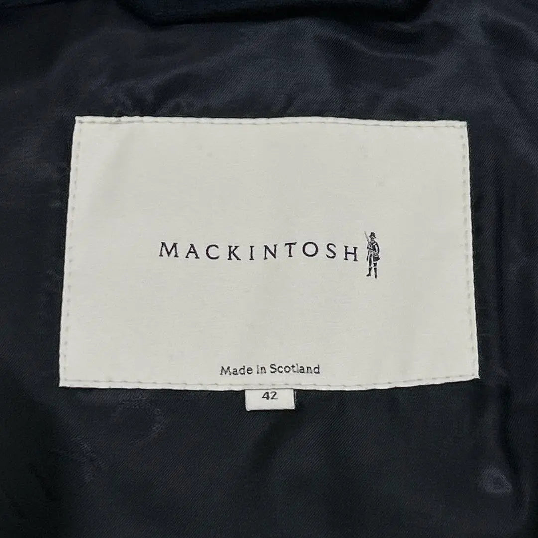 Like new items ✨ Macintosh Monclin Trench Court Wool 42 Navy | 新品同様✨　マッキントッシュ　モンクトン　トレンチコート　ウール　42 ネイビー