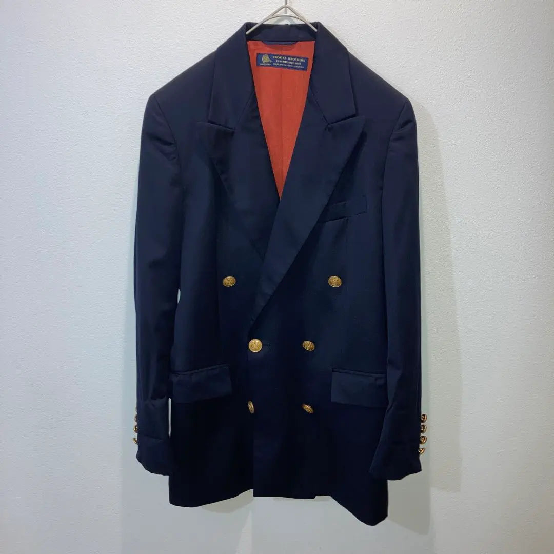 Blazer doble azul marino de Brooks Brothers Fabricado en EE. UU. Talla M