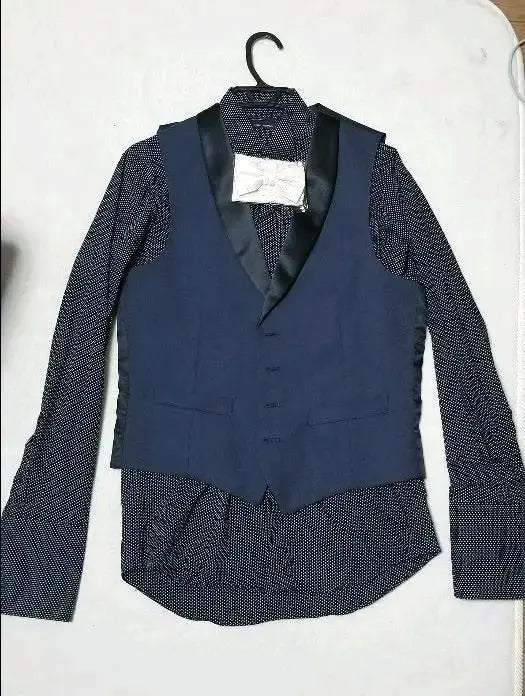 Conjunto de chaleco y camisa para después de la fiesta para hombre