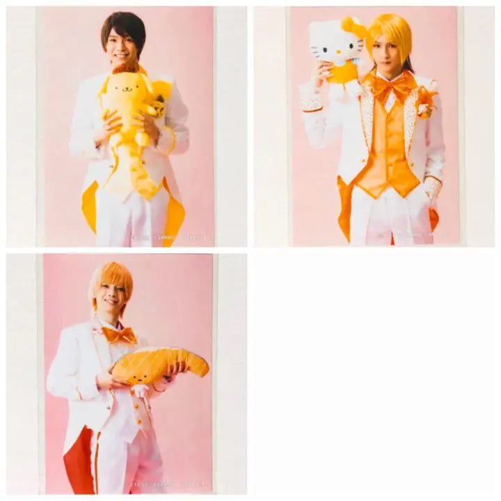 New ★ Miracle ☆ Stage ★ Sanrio Men ★ Visitors ★ Benefits ★ Bromide ★ 3 points set | 新品★ミラクル☆ステージ★サンリオ男子★来場者★特典★ブロマイド★3点セット