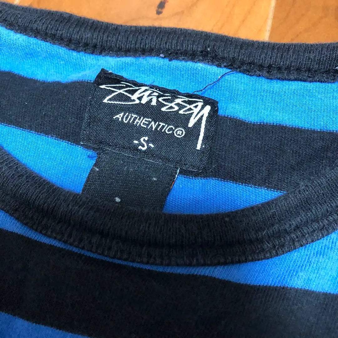 Stussy long T◎ cut and sew border good condition STUSSY