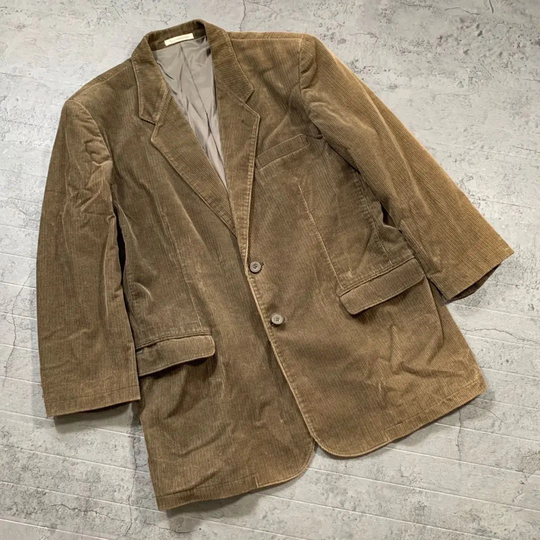 [Papas] (M) Corduroy Fully Lined Single 2B Tailored Jacket