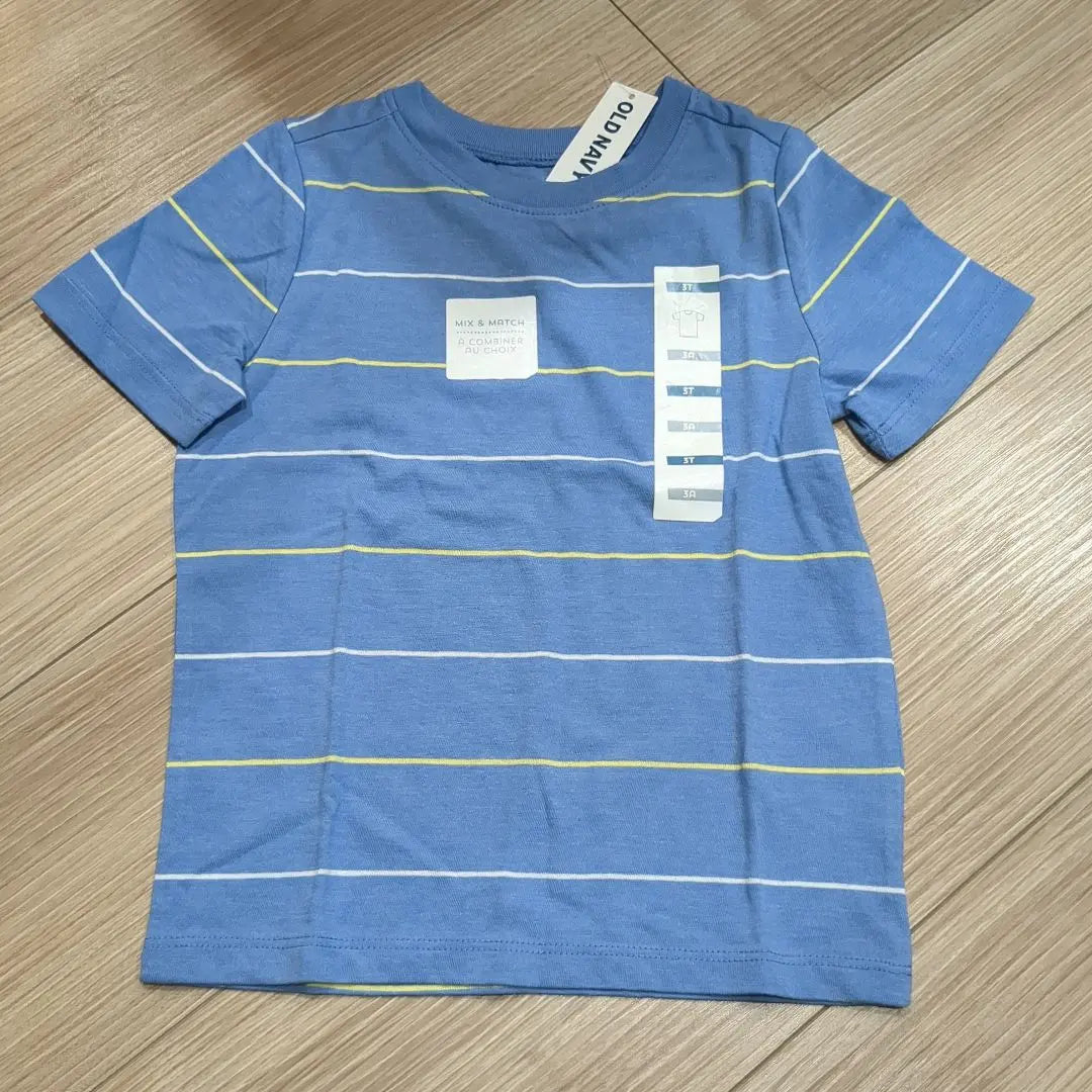 OLDNAVY Short Sleeve T-shirt 3T Blue Stripe