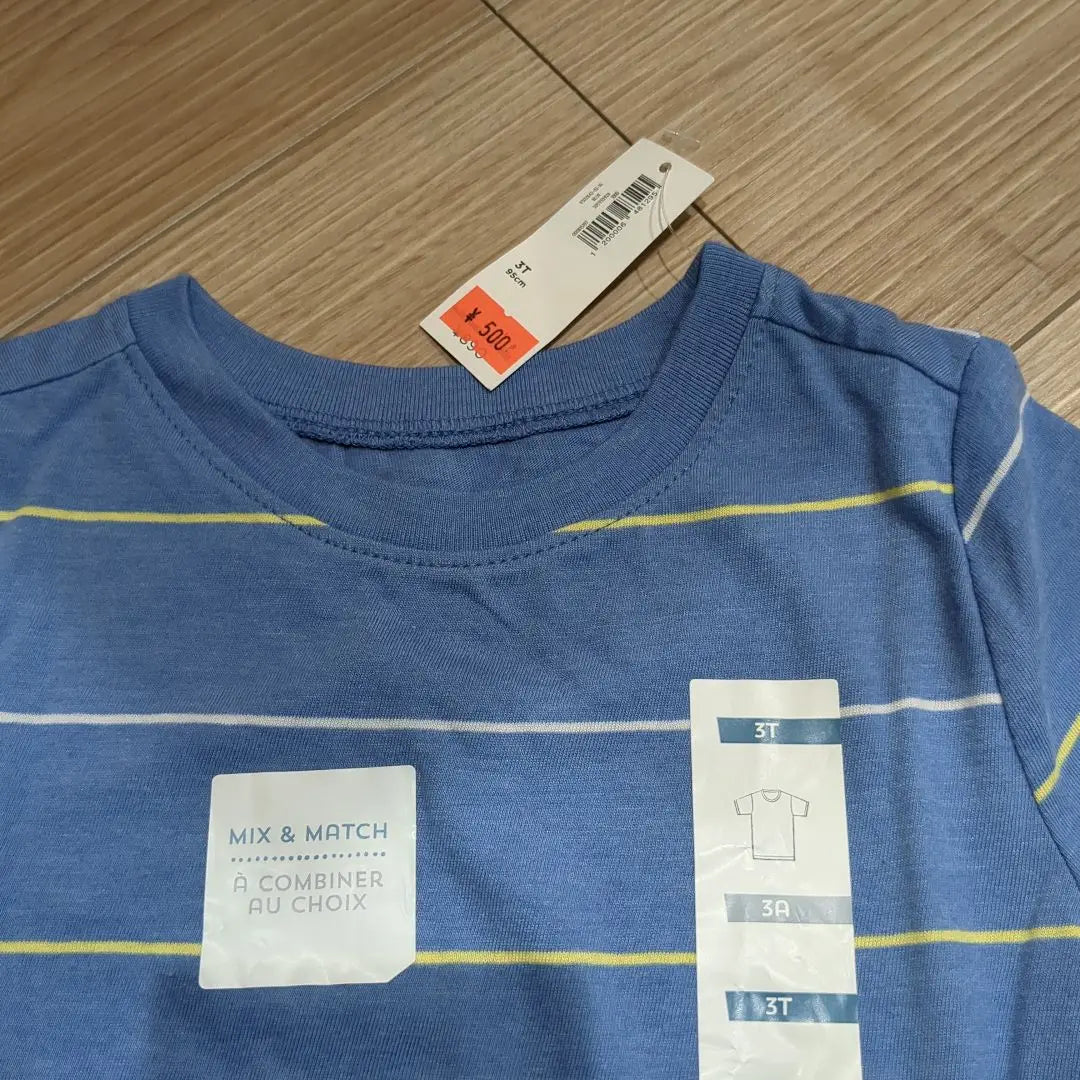 OLDNAVY Short Sleeve T-shirt 3T Blue Stripe