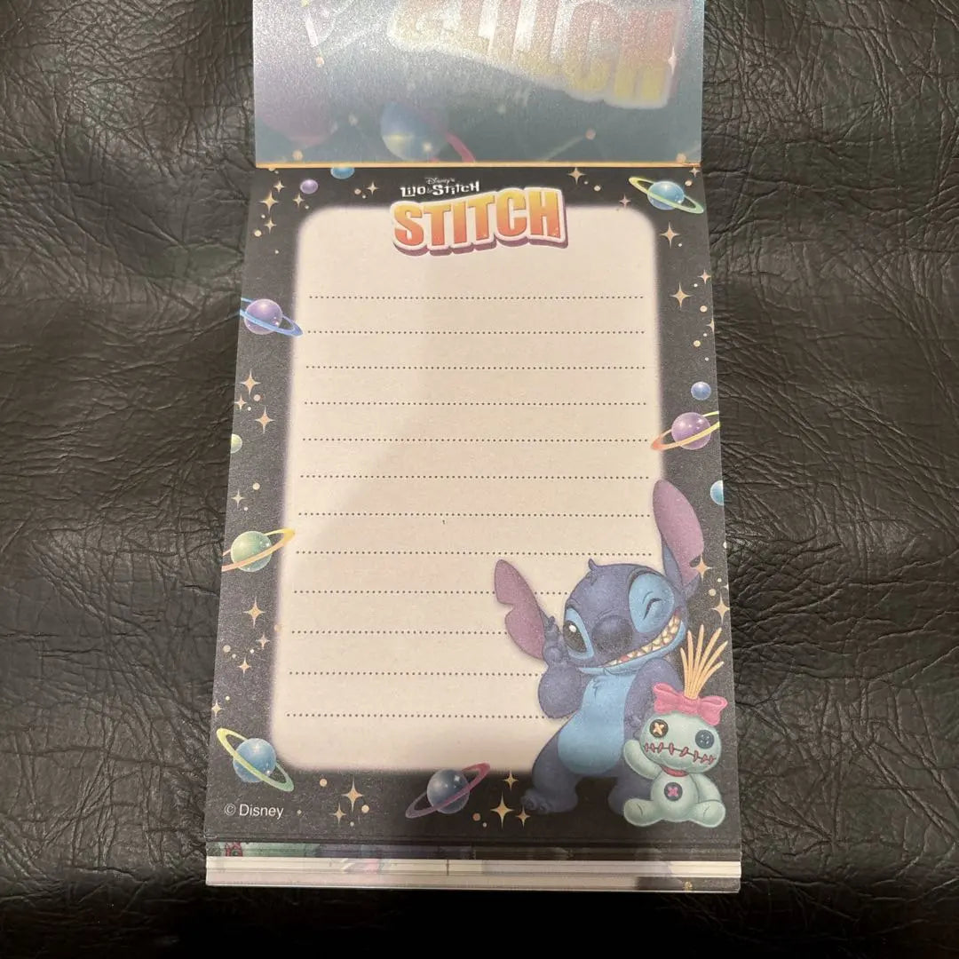 [Heisei Retro] Notepad Use Stitch Disney Rare | 【平成レトロ】メモ帳 使いかけ スティッチ ディズニー レア