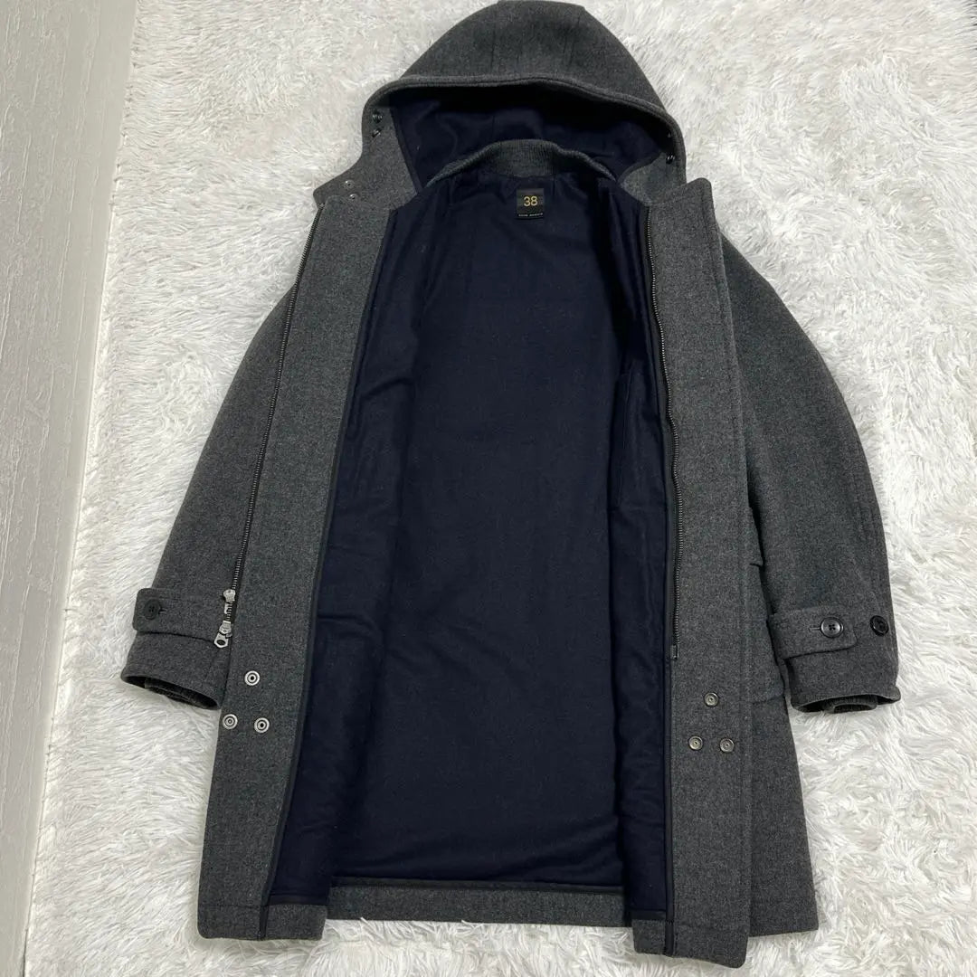 Beautiful quality✨ Cybasics wool cashmere duffel coat gray