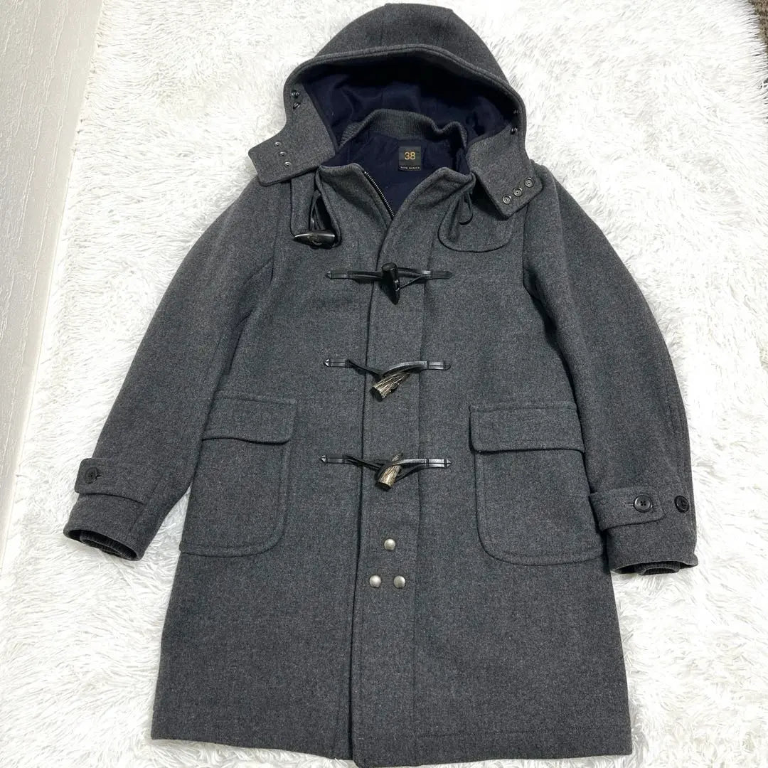 Beautiful quality✨ Cybasics wool cashmere duffel coat gray