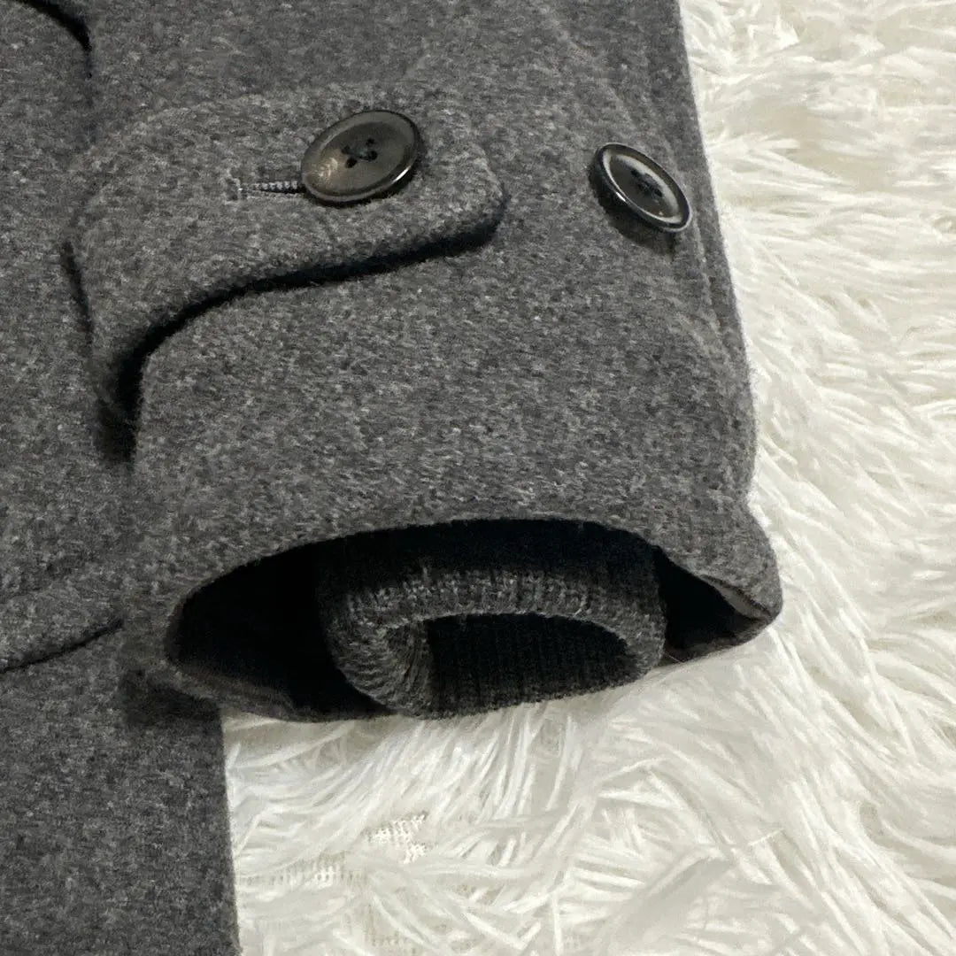 Beautiful quality✨ Cybasics wool cashmere duffel coat gray