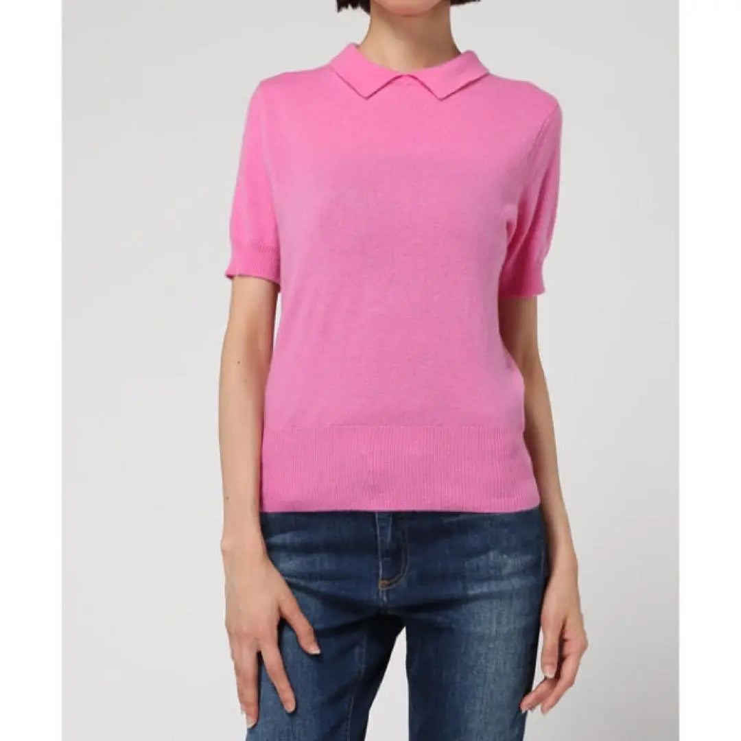 List price 37,000, unused with tag Ralph Lauren cashmere polo knit sweater pink