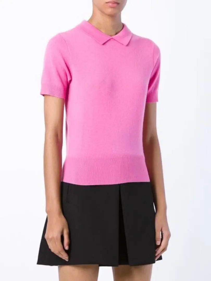 List price 37,000, unused with tag Ralph Lauren cashmere polo knit sweater pink