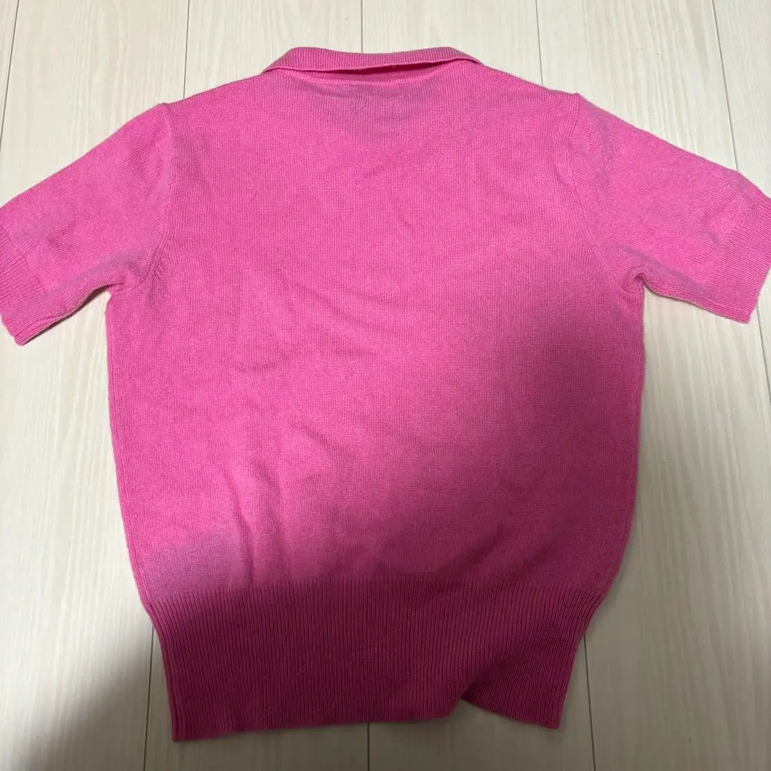 List price 37,000, unused with tag Ralph Lauren cashmere polo knit sweater pink