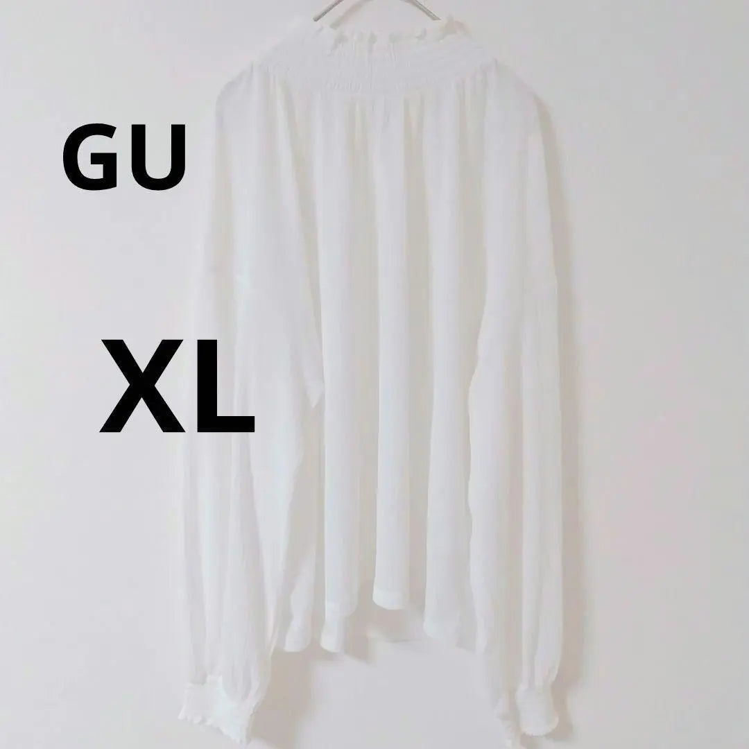 a0330 [GU] Cut and sew long sleeves (LL) large, thin, plain, loose