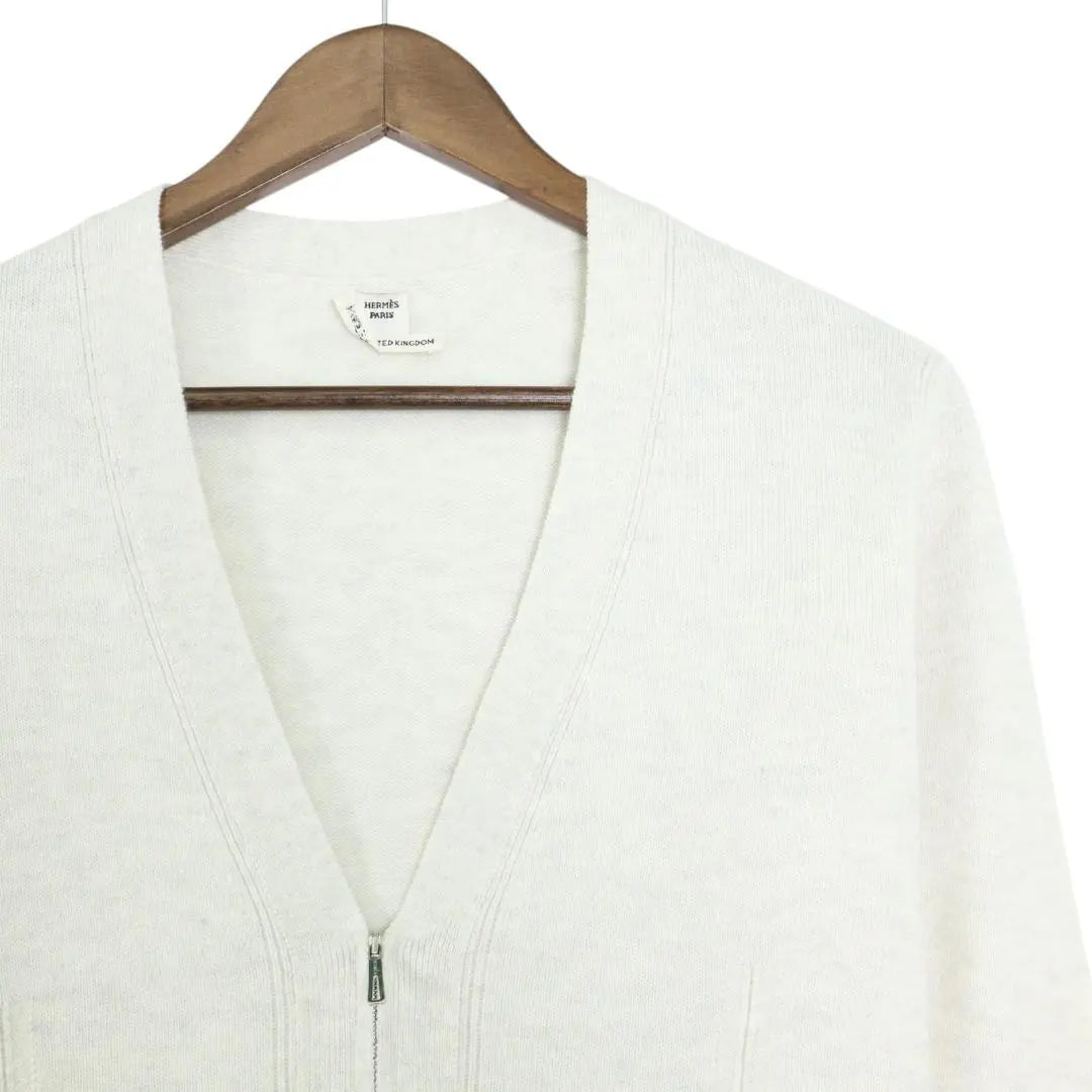 HERMES Cashmere x Cotton Zip Cardigan Margiela Period