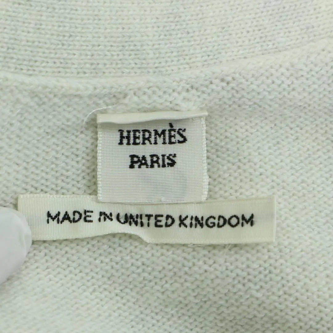 HERMES Cashmere x Cotton Zip Cardigan Margiela Period