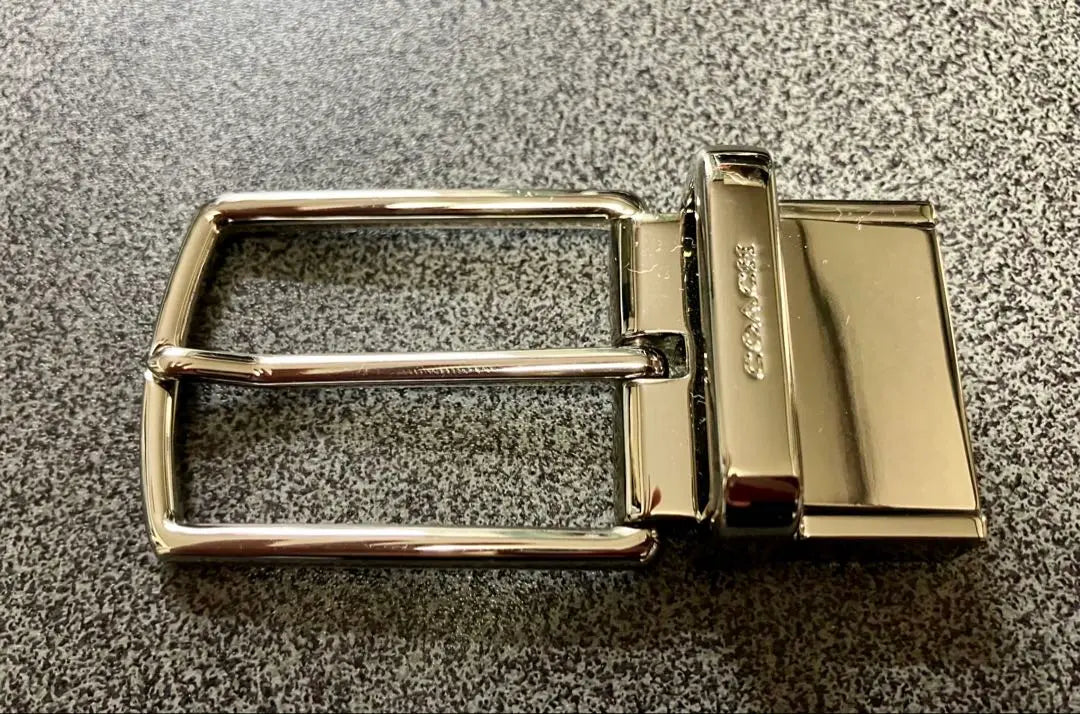 COACH Silver Metal Men's Belt Buckle Only