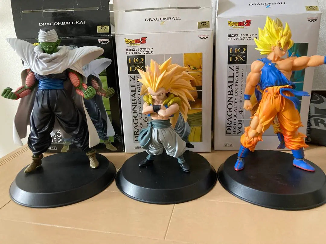 Figura de Dragon Ball de alta calidad Goku Piccolo Gotenks