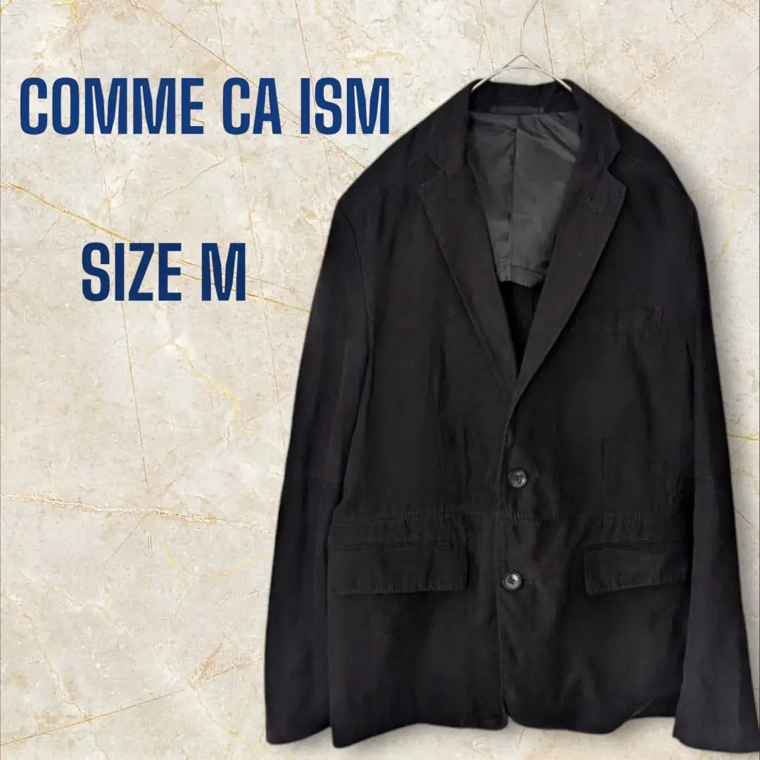 *ComSizem* Jacket Tailored Jacket Black Suede-like M