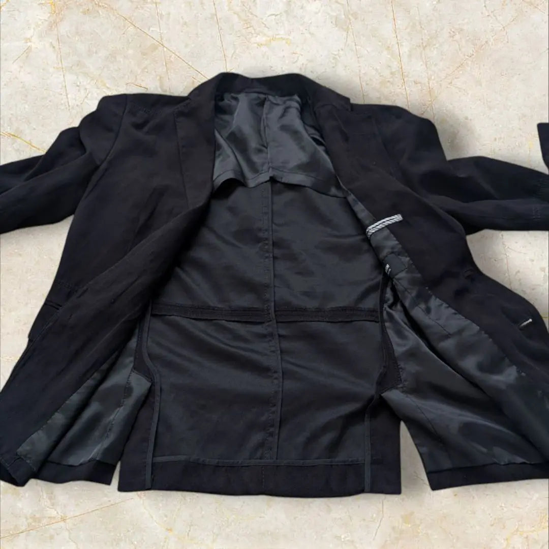 *ComSizem* Jacket Tailored Jacket Black Suede-like M