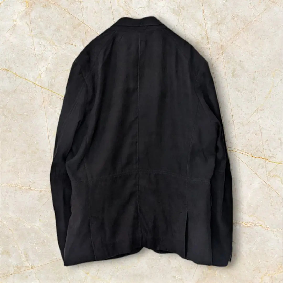 *ComSizem* Jacket Tailored Jacket Black Suede-like M